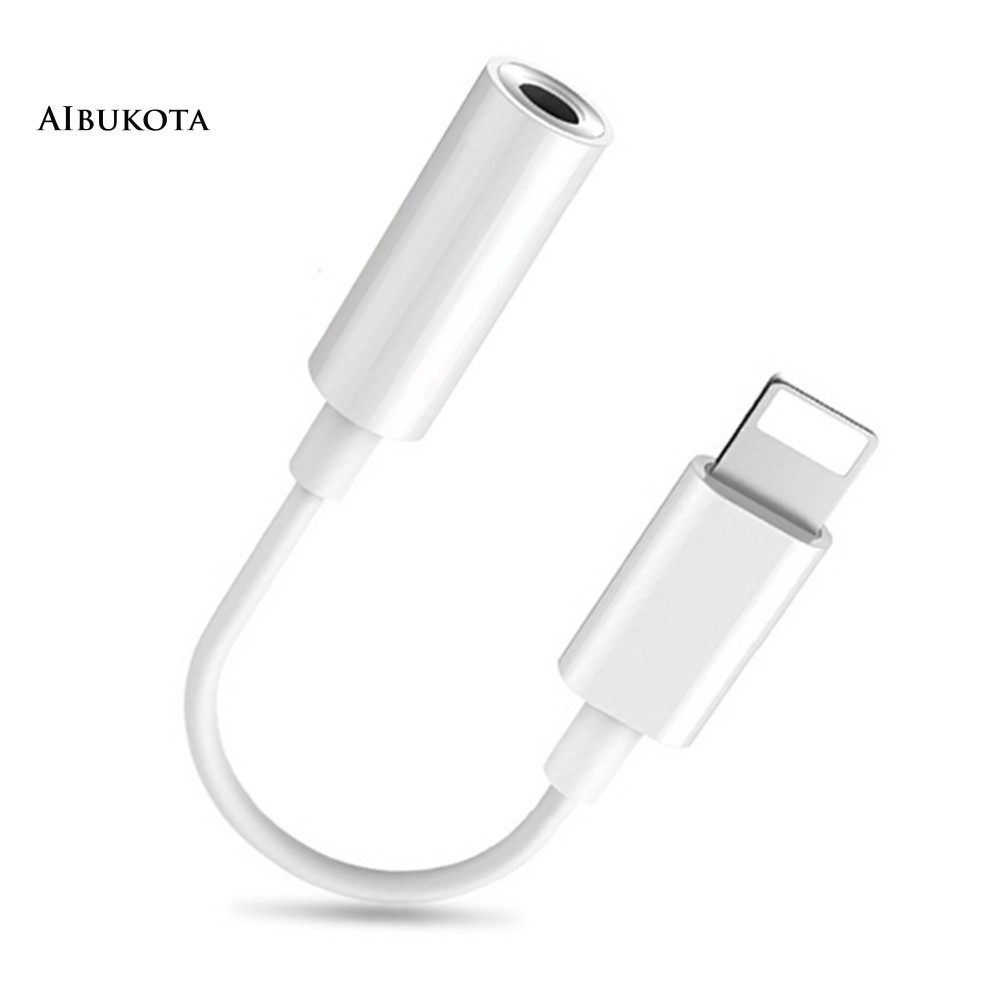 Dây Cáp Chuyển Đổi Tai Nghe 8 Pin Sang 3.5mm Cho Ios 10 11 12 Iphone X Xs 8