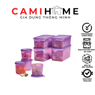 Bộ hộp bảo quản thực phẩm ngăn mát, trữ rau củ trái cây Freshness Collection Tupperware chính hãng