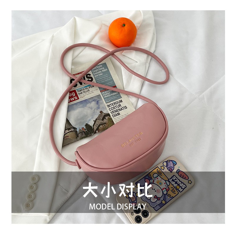 Túi Đeo Chéo Một Bên Vai Màu Sắc Kẹo Ngọt Thời Trang Dành Cho Nữ