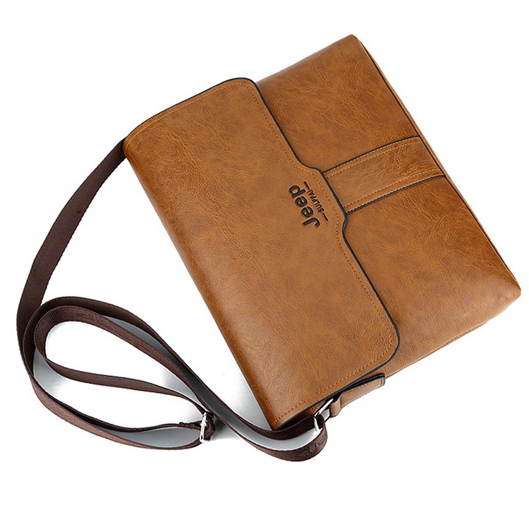 Túi đeo chéo nam văn phòng da mềm đựng ipad laptop | BigBuy360 - bigbuy360.vn