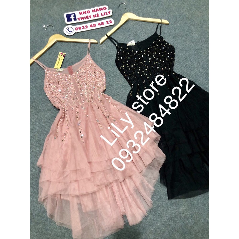 ảnh và video thật 1000% Đầm 2 dây kết đá tay