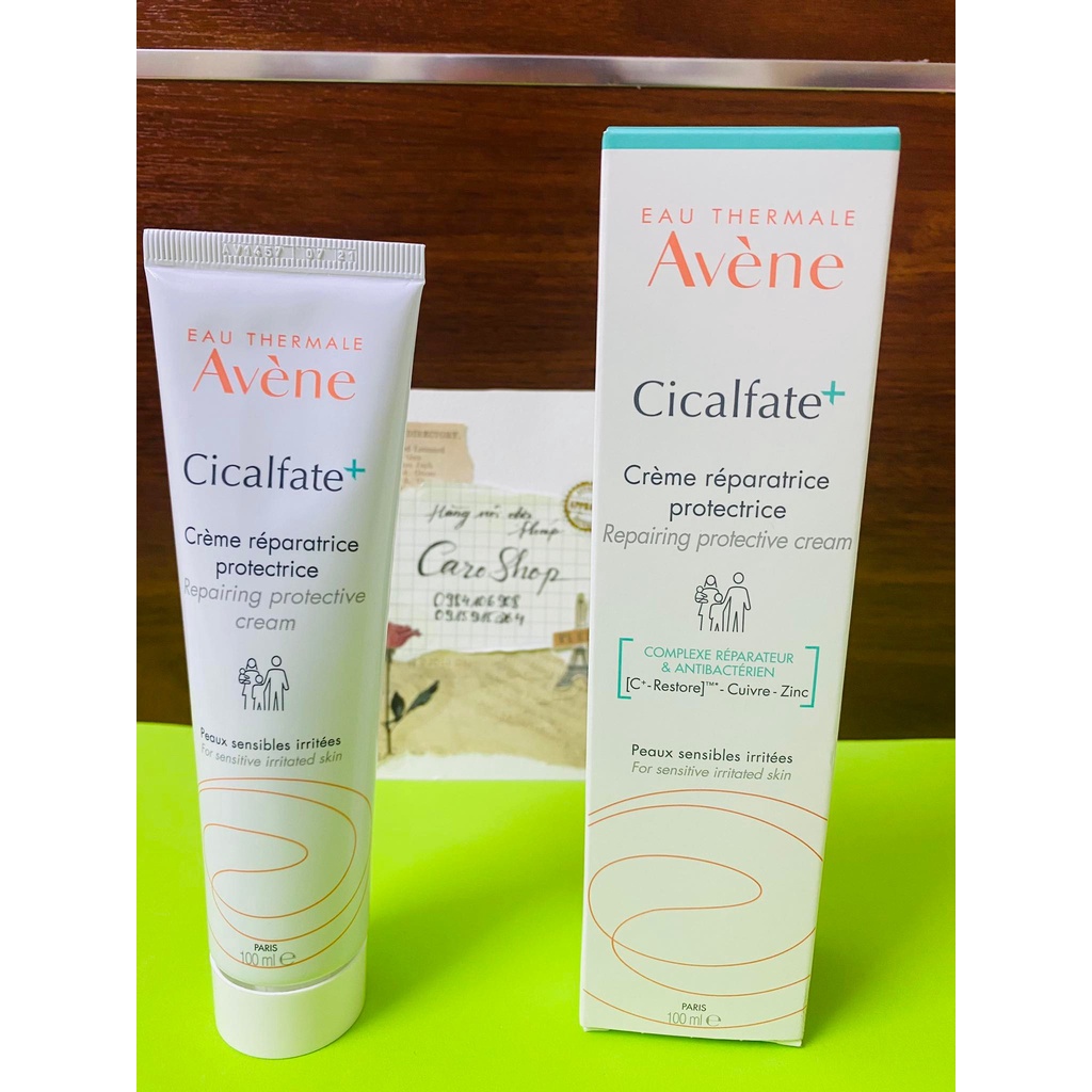 Kem phục hồi Avene Cicalfate + 40ml 100ml - nội địa Pháp / Creme reparatrice tái tạo da, làm lành thâm sẹo