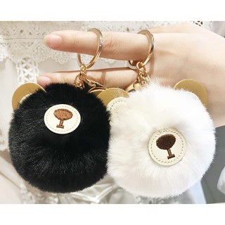 móc khóa cục bông con gấu