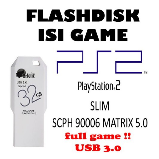Ổ đĩa Flash FULL GAME PS2 Matrix 5.0 30Gb