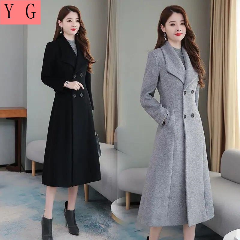 Áo Khoác Gió Dáng Dài Qua Gối Dày Dặn Phong Cách Thời Trang Xuân Thu Mới 2022