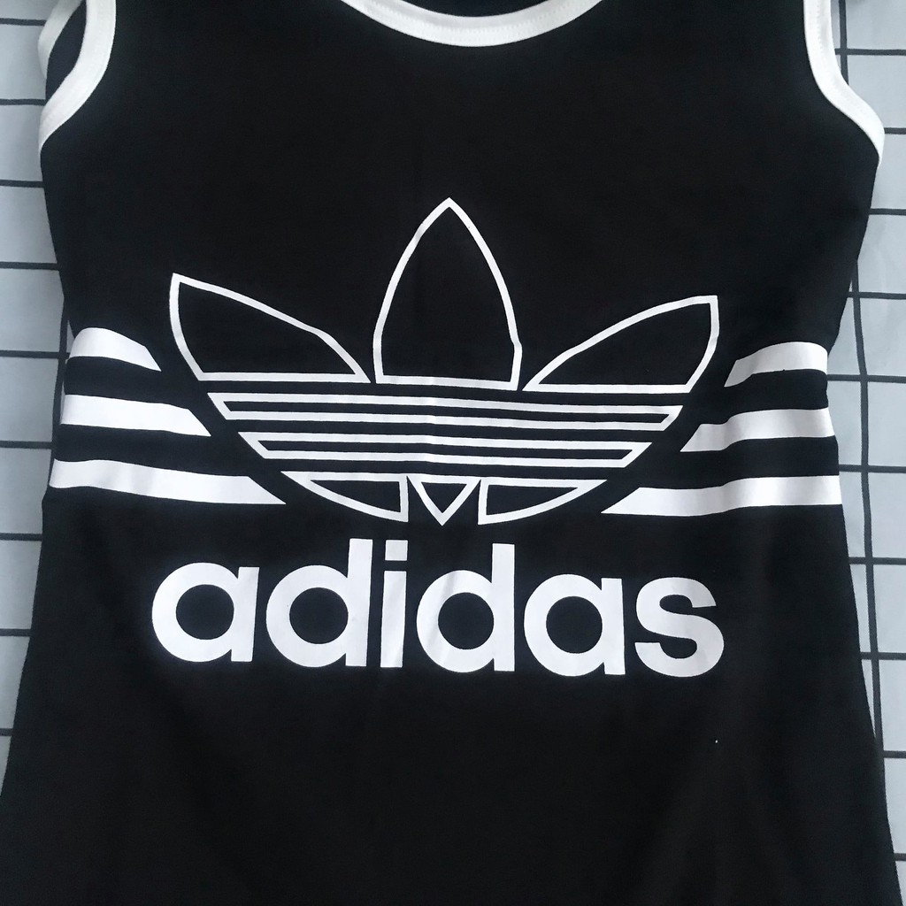 Set đồ bộ (nam,nữ) ba lỗ chất thun dày dặn thêu Adidas - Mang phong cách Cá Tính, Trẻ Trung, Thời Thượng