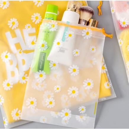 Túi nhựa dây rút chống thấm nước đựng đồ nhiều họa tiết