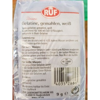 BỘT GELATINE RUF 9G