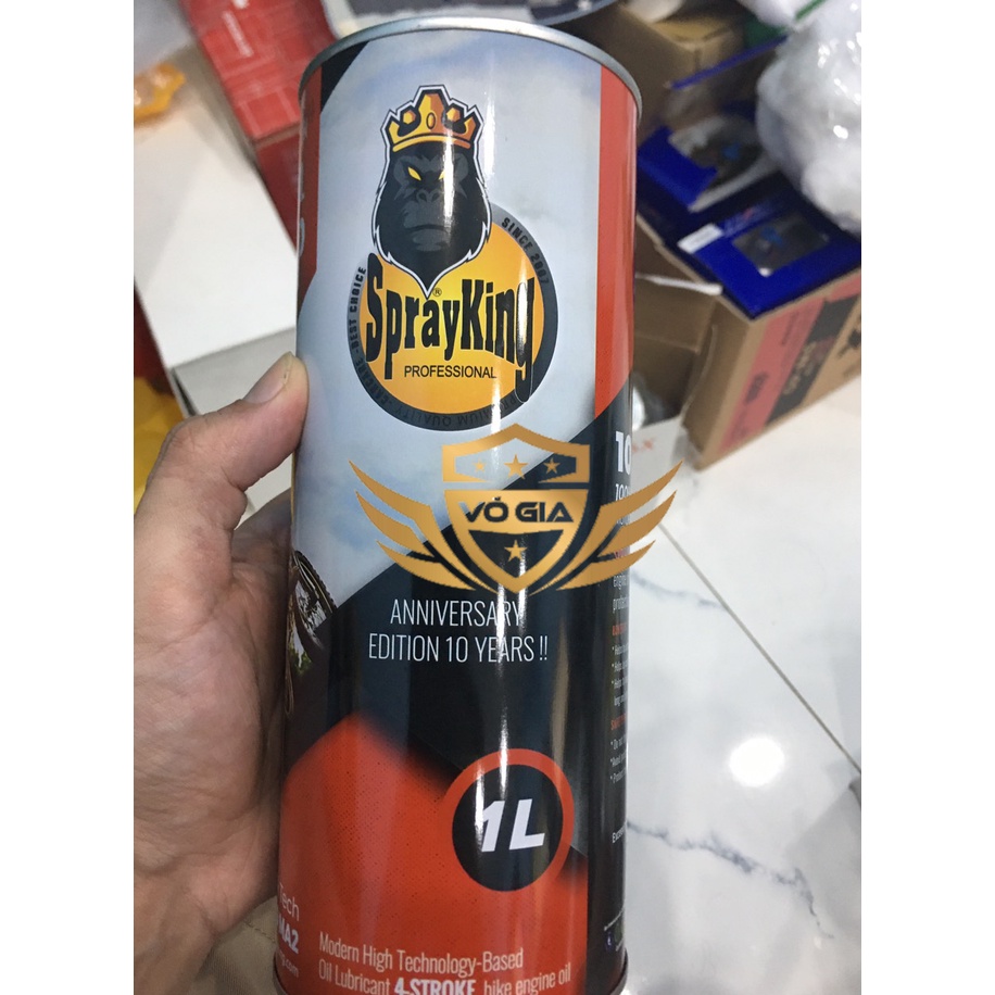 Nhớt Sprayking Racing OIl Champ full tổng hợp 4T 10w40