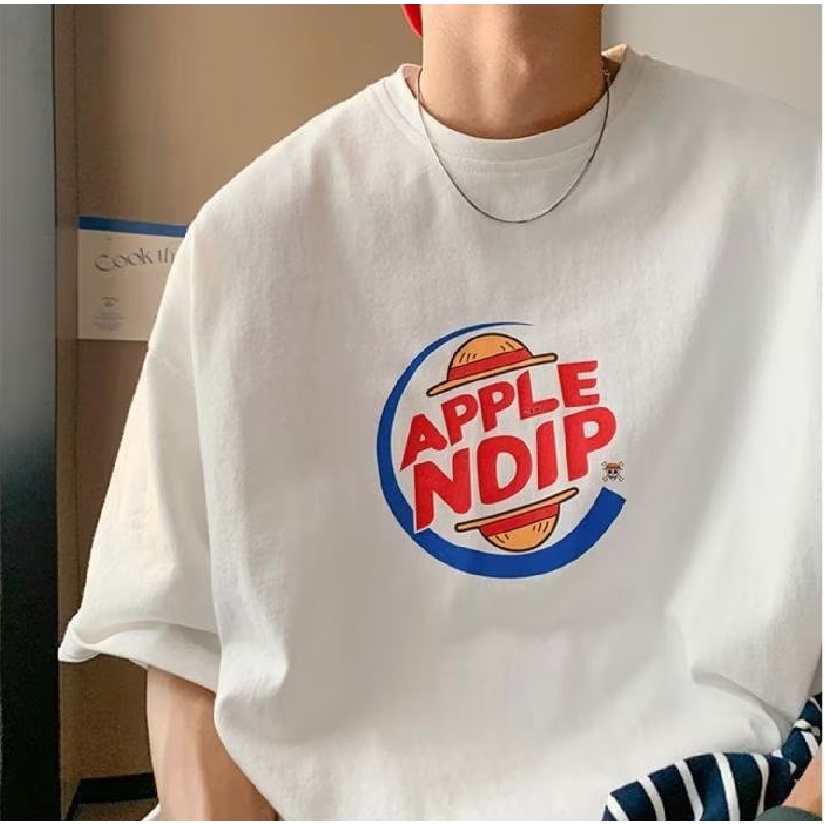 Áo Thun Tay Ngắn Dáng Rộng In Chữ Đơn Giản Thời Trang Mùa Hè Cho Nam Size M-3xl