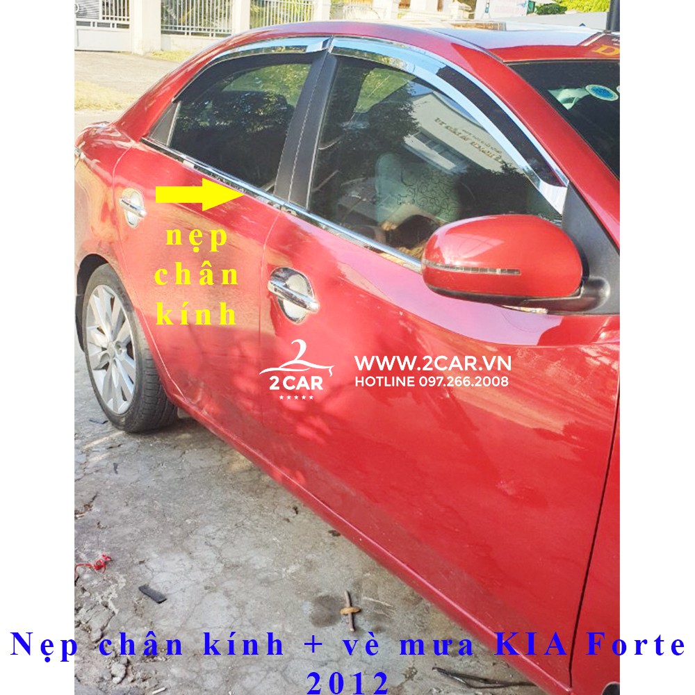 Nẹp viền chân kính Kia Forte 2010-2018