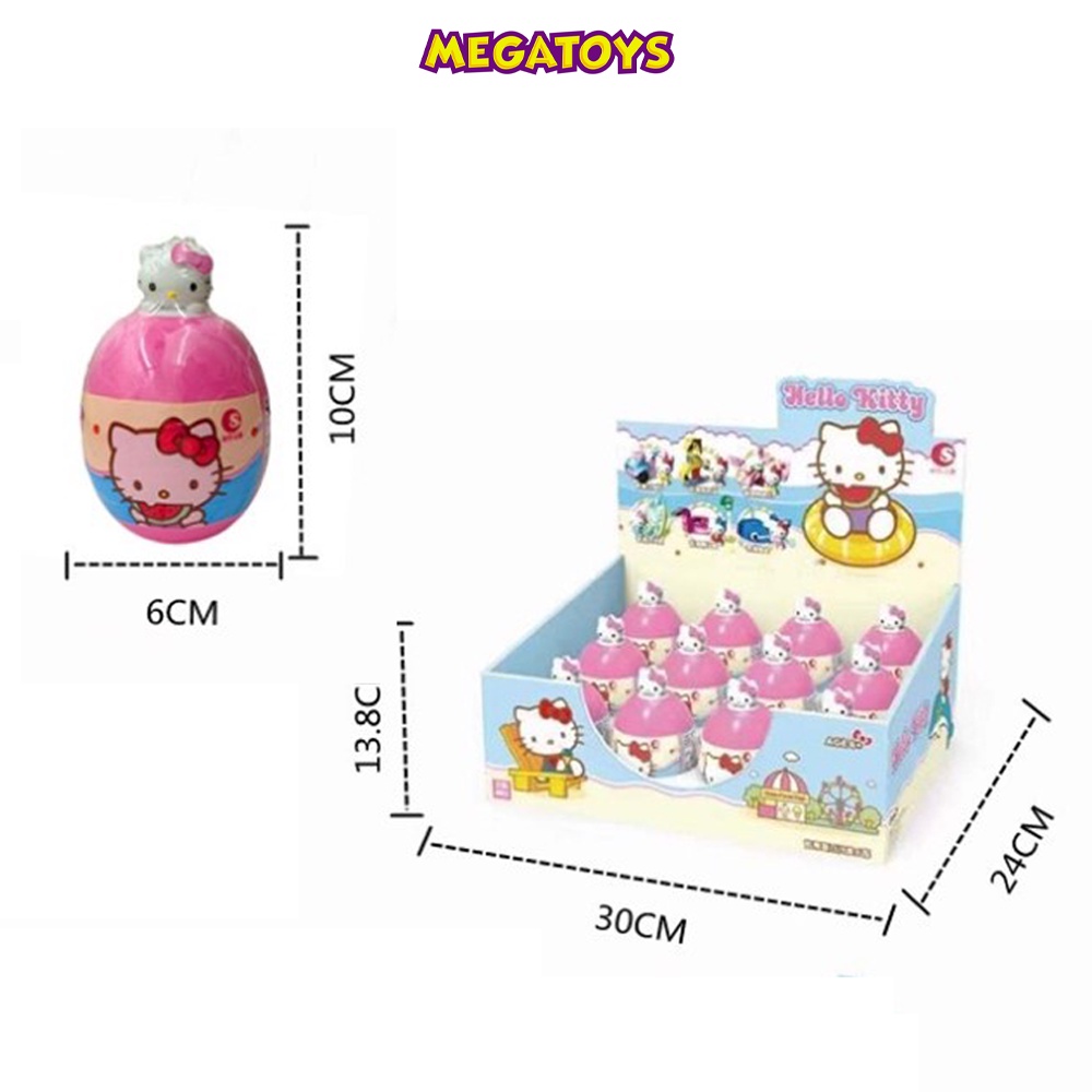 Bộ sưu tập trứng - Đồ chơi lắp ráp mô hình Hello Kitty màu hồng cho bé gái Trendy Sound  - MGT