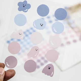 Set 3 tấm sticker trang trí nhãn dán