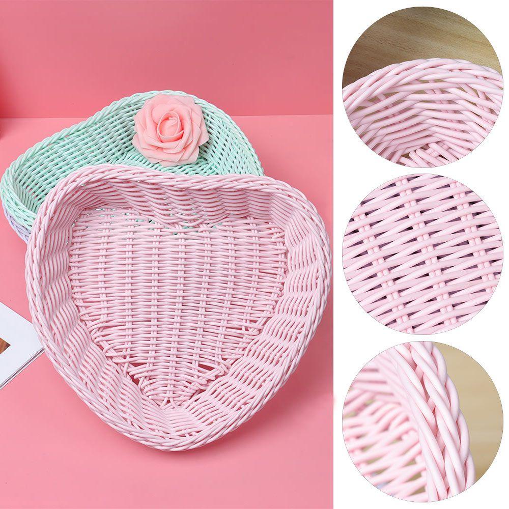 Rổ Đựng Trái Cây Hình Trái Tim Màu Sắc Ngọt Ngào