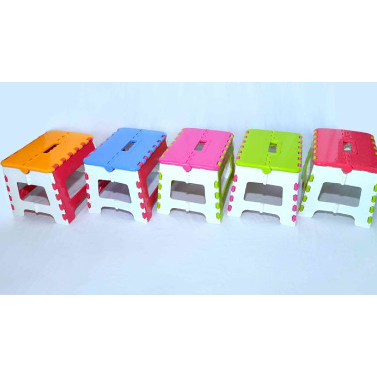 (𝗚𝗶𝗮́ 𝗦𝗶̉)GHẾ NHỰA XẾP, GHẾ XẾP XÁCH TAY SIÊU GỌN NHẸ CH 17x20x16cm