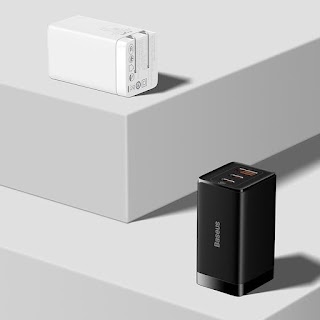 Bộ cốc sạc 3 cổng và cáp TypeC to TypeC Baseus GaN3 Pro 65W hỗ trợ PD3.0/ PPS/ QC4.0/ SCP/ FCP - Nhất Tín Computer