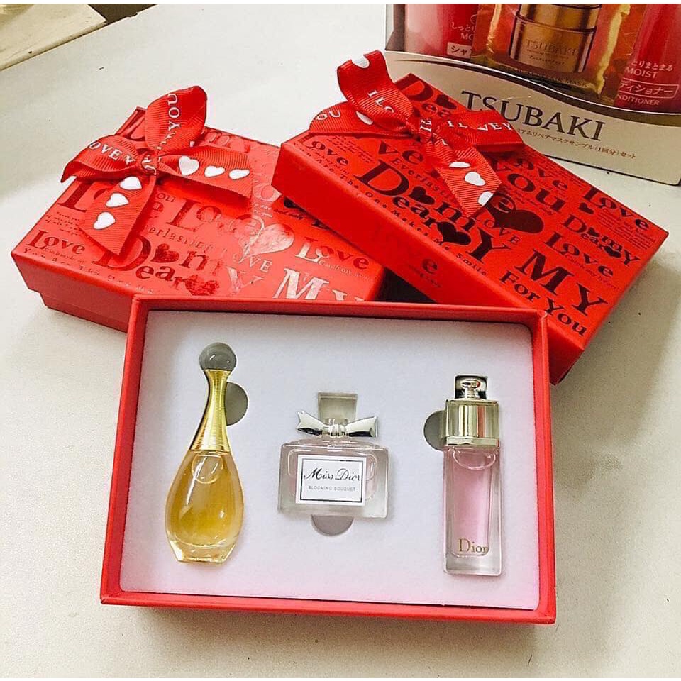 Gift Set Nước Hoa Dior Mini 3 Chai Pháp