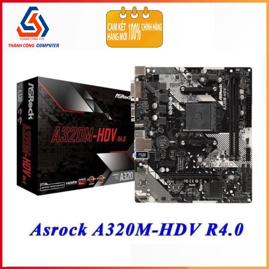 ( Siêu ngon bổ rẻ ) Bo mạch chính/ Mainboard Asrock A320M-HDV 4.0