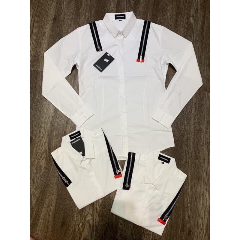 Áo sơ mi dài tay nam,Áo sơ mi trắng khoá zip nổi bật,phong cách full sz M L Xl | BigBuy360 - bigbuy360.vn