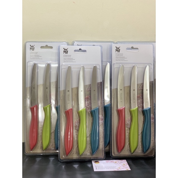 🇩🇪 SET 6 DAO RĂNG CƯA WMF Vespermesser 1896489990- SẮC NGỌT TIỆN DỤNG từ Đức🇩🇪