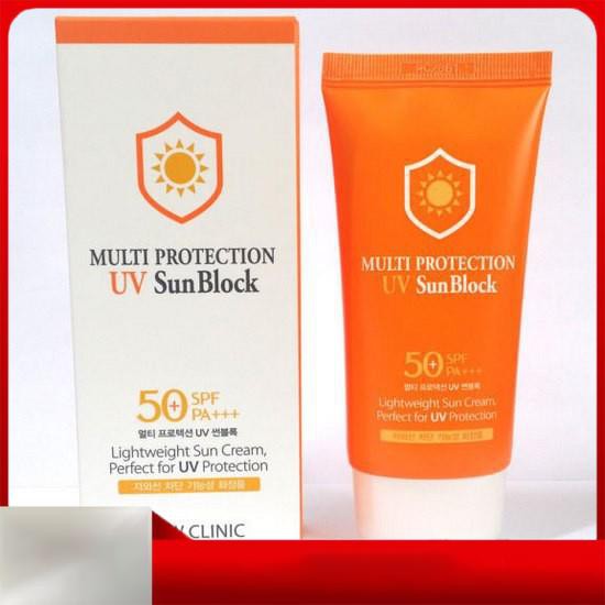 [Hàng Nhập Khẩu] Kem chống nắng Multi Protection Uv Sun Block 3W Clinic Hàn Quốc 70ml [Chính Hãng Hàn Quốc]