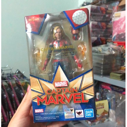 [CÓ SẴN] Mô Hình Avengers SHFigure Captain Marvel chính hãng Bandai