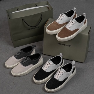 Giày sneaker The Bad God Gray Wolf đế cao su da lộn