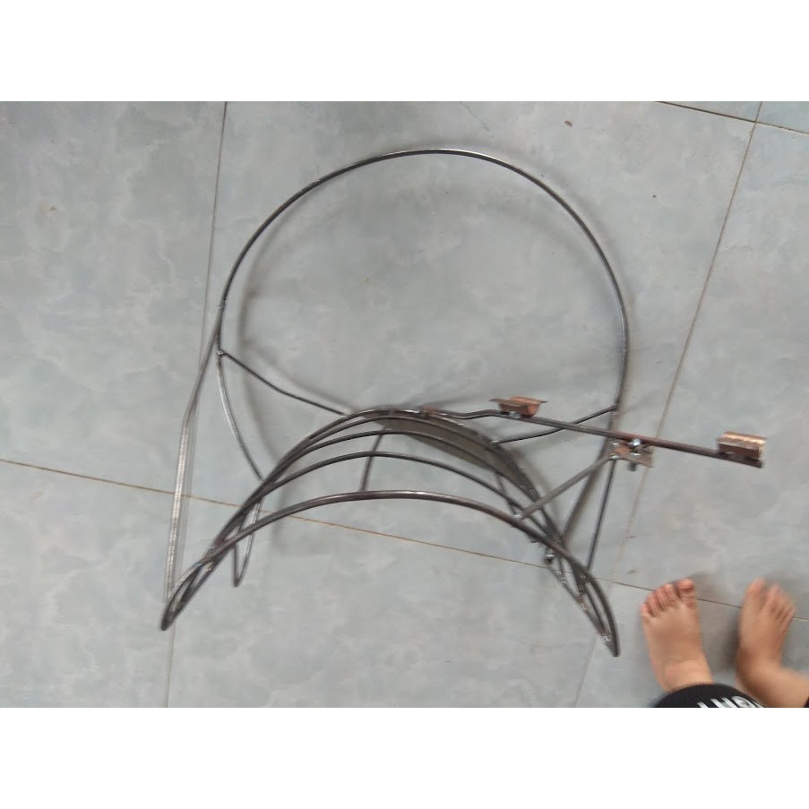 Lồng gặt lúa kèm lưỡi cắt lúa lắp vào máy cắt cỏ cầm tay