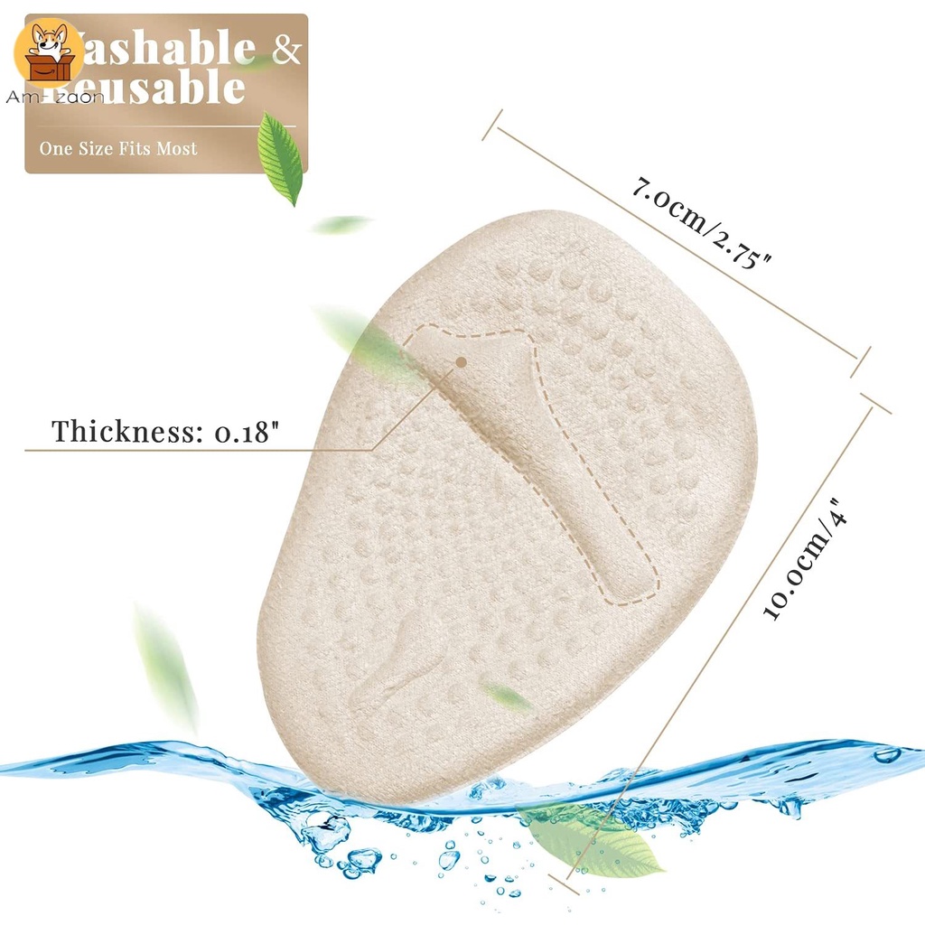 Miếng Lót Giày Cao Gót Giảm Đau Chân Có Thể Tái Sử Dụng