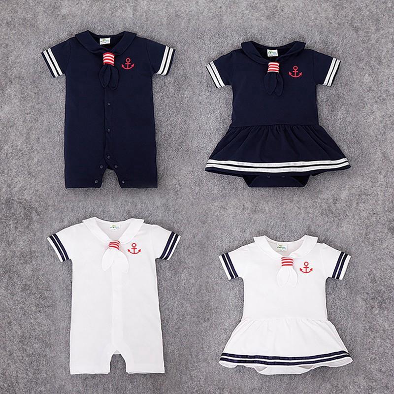 💕 My Baby 💕 Bộ quần áo bé trai/ gái tay ngắn phong cách hải quân siêu xinh