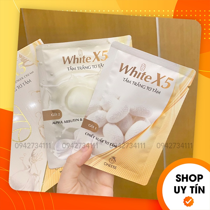 [Chính Hãng] Tắm Trắng Tơ Tầm White X5 Cheese NT Cosmetics