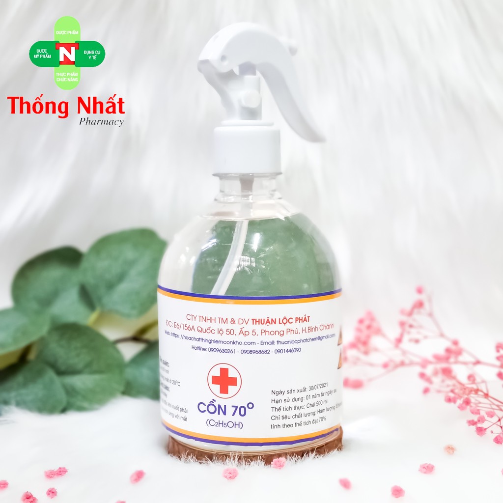 [CHÍNH HÃNG] - CỒN XỊT TAY SÁT KHUẨN CHAI 500ML MẪU MỚI | BigBuy360 - bigbuy360.vn