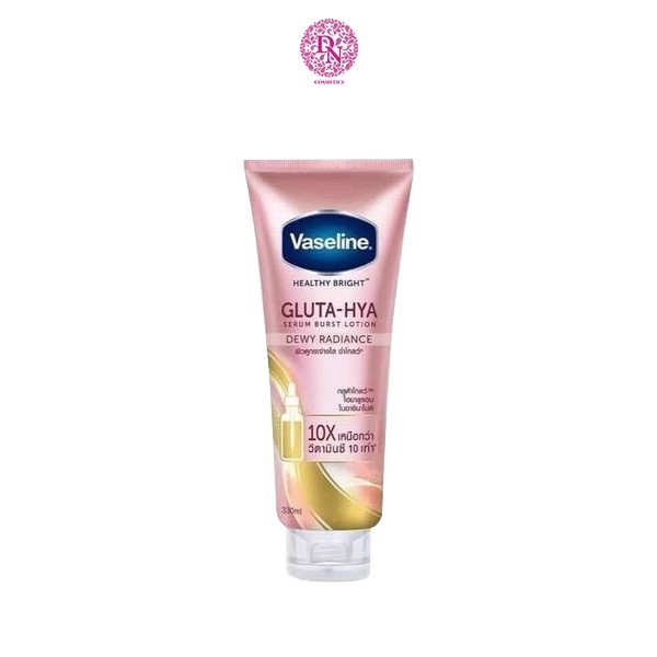 Dưỡng thể trắng da Vaseline Healthy Bright Gluta Hya Serum Burst Lotion 10X 330ml