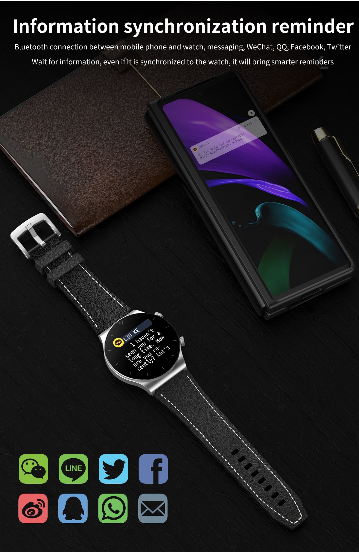 ANDROID Đồng Hồ Thông Minh M99 Chống Nước Ip68 Giám Sát Huyết Áp
