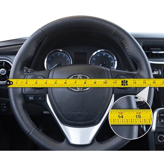 Bọc vô lăng xe tải, ô tô trên 16 chỗ chất liệu cao su non mềm mại size 40cm, 42cm, 45cm