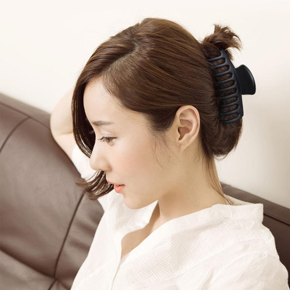 Kẹp Tóc Càng Cua Bằng Nhựa Kiểu Dáng Thanh Lịch Cho Nữ