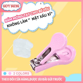 Kéo cắt móng tay cho trẻ sơ sinh, chuyên dùng cho trẻ sơ sinh - an tâm sử dụng với nắp bảo vệ đầu cắt