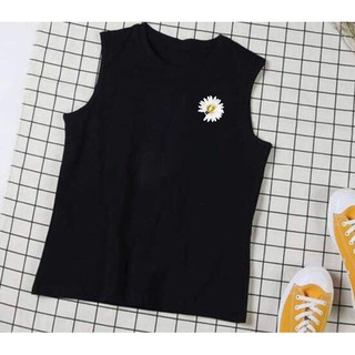 Áo tanktop HOA CÚC Fox uniseX