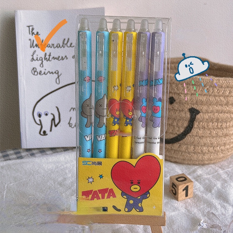 Set 6 Bút Mực gel Dễ Thương