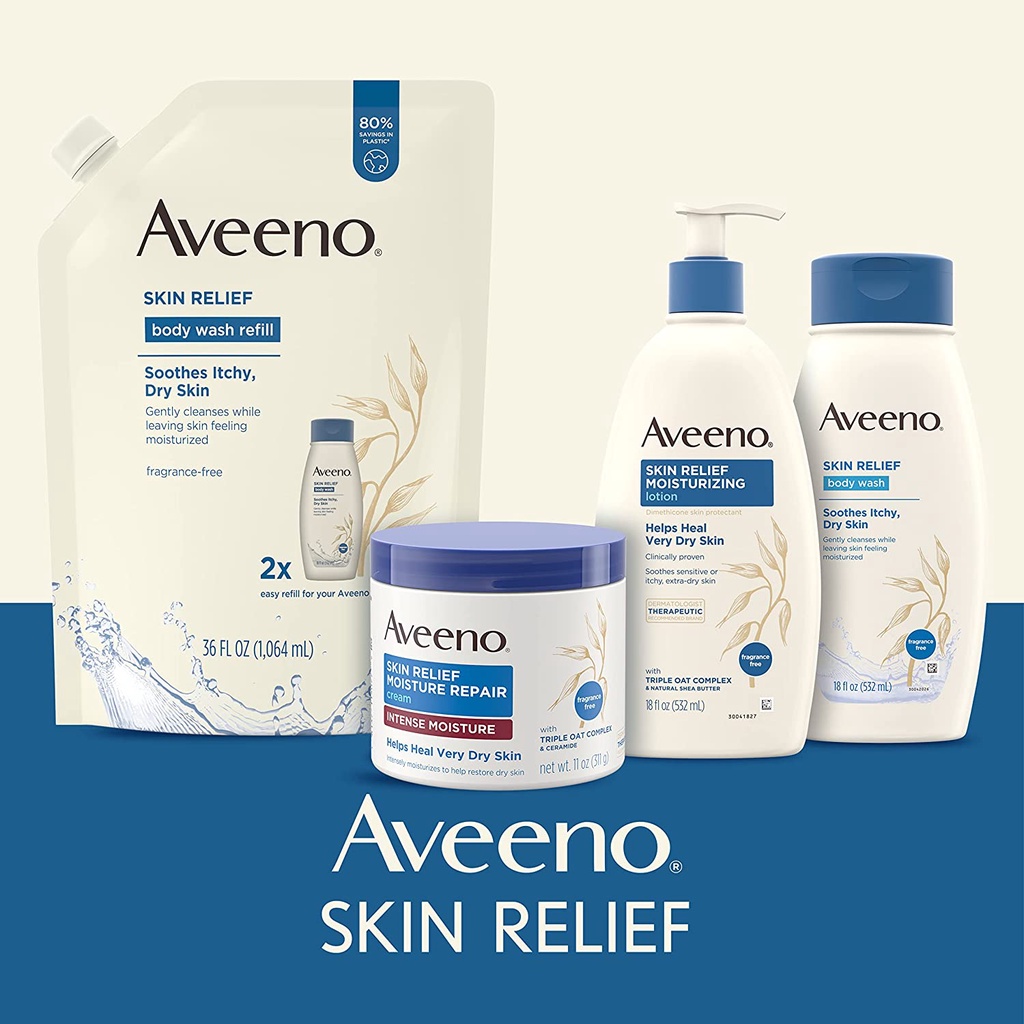 Kem dưỡng da chuyên sâu Aveeno Skin Relief Intense Moisture Repair Cream 311g
