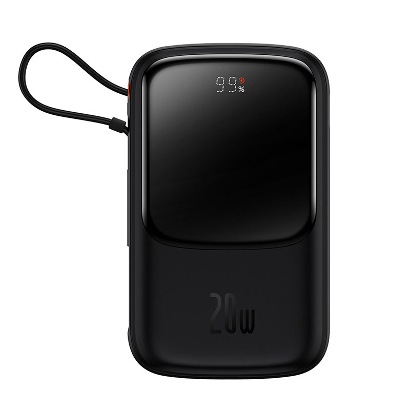 Pin dự phòng tích hợp cáp sạc Baseus Qpow Pro Digital Display Fast Charge Power Bank 10000mAh 20W