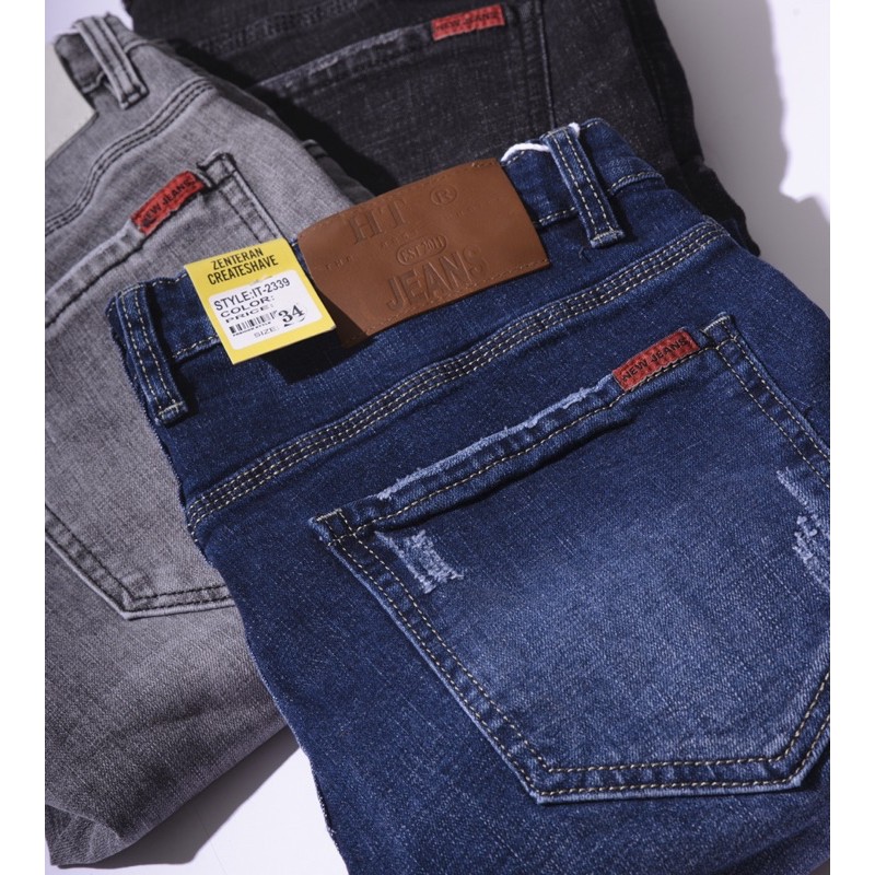 Quần jean nam 3 màu thời trang rách Bigsize < 120kg | BigBuy360 - bigbuy360.vn