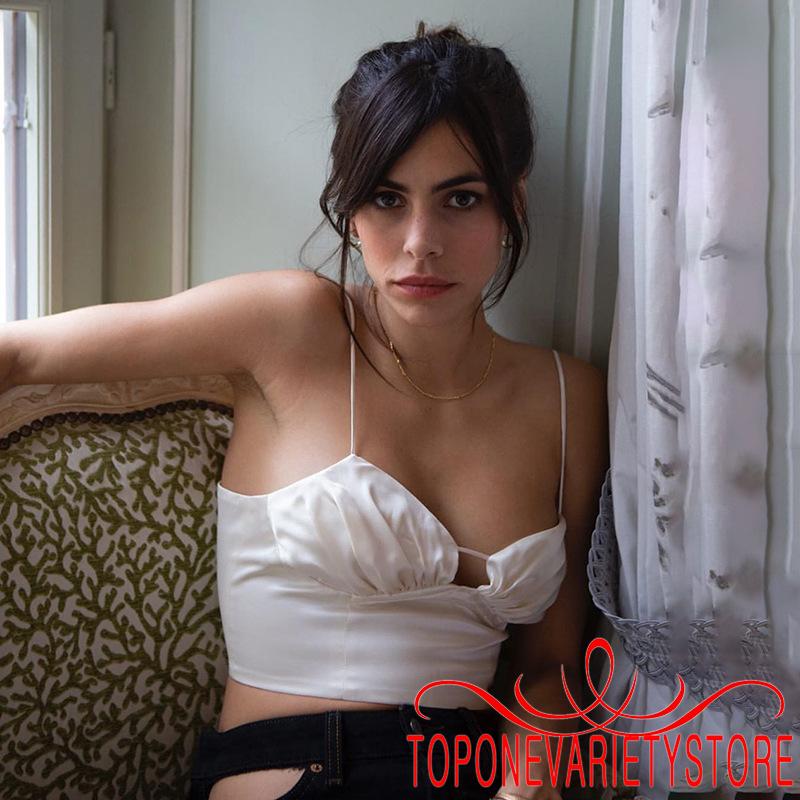 [Mã FAMAYWA giảm 10K đơn 50K] Áo Croptop Hai Dây Cổ Chữ V Khoét Sâu Gợi Cảm Cho Nữ | BigBuy360 - bigbuy360.vn