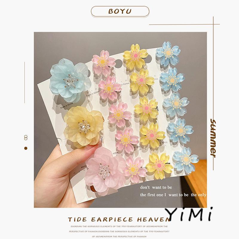 Kẹp Tóc Hình Hoa Anh Đào Dễ Thương Cho Bé Gái