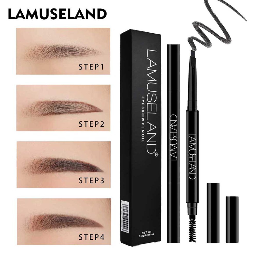 Sale 70% Chì kẻ lông mày dạng xoay LAMUSELAND lâu trôi thiết kế hai đầu tiện dụng, 02 Brown Giá gốc 20,000 đ - 60A97-3 | BigBuy360 - bigbuy360.vn