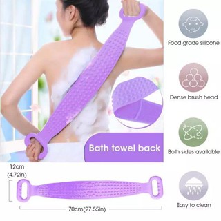 Dây chà lưng khi tắm 2 mặt - dây chà lưng 2 mặt bằng silicone mẫu mới