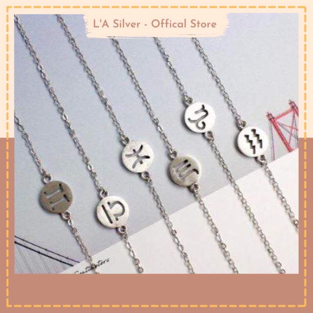 Lắc tay bạc cung hoàng đạo L'A Silver - LA54