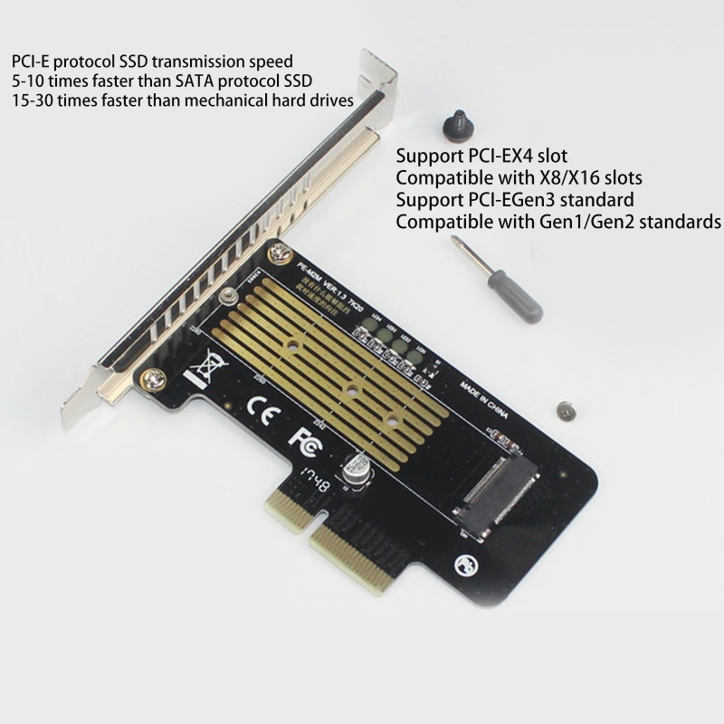 Card Mở Rộng PCIE Sang M2 NVME SSD Sang PCI-E 3.0 X16 Cho Máy Tính