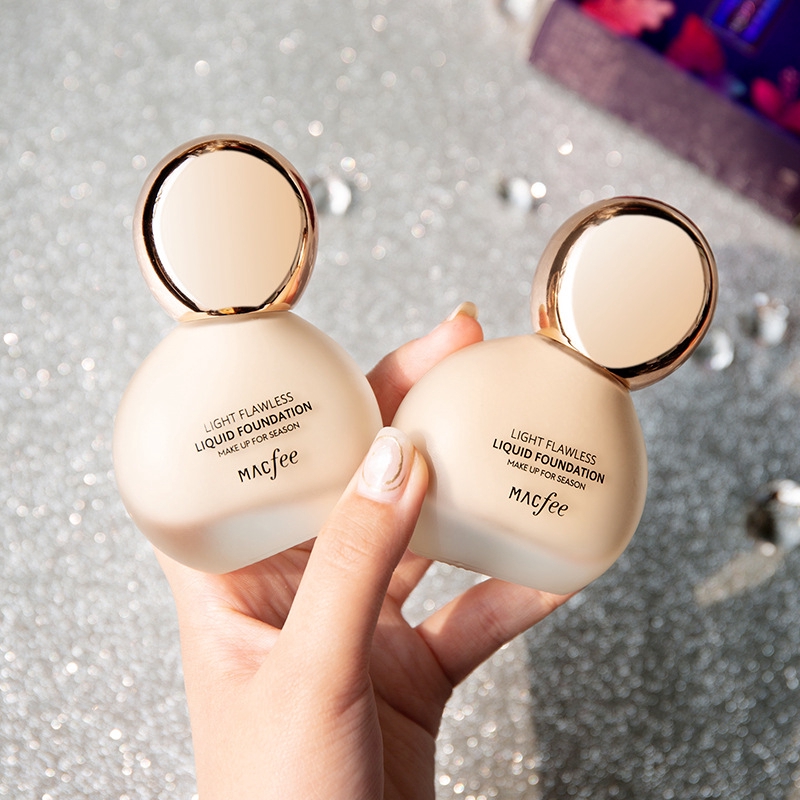 【có sẵn】Kem nền che khuyết điểm dưỡng ẩm lâu trôi thiết kế chai hình bóng đèn MACFEE  Nội Địa Trung | BigBuy360 - bigbuy360.vn