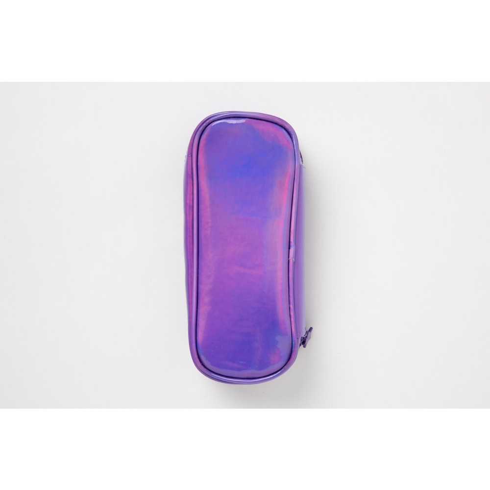 Túi Đựng Bút ARTBOX Họa Tiết Chó Barbichon Nhiều Ngăn Hiệu Ứng Hologram Màu Tím